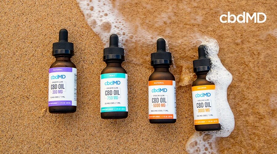 cbdMD premium cbd oil products