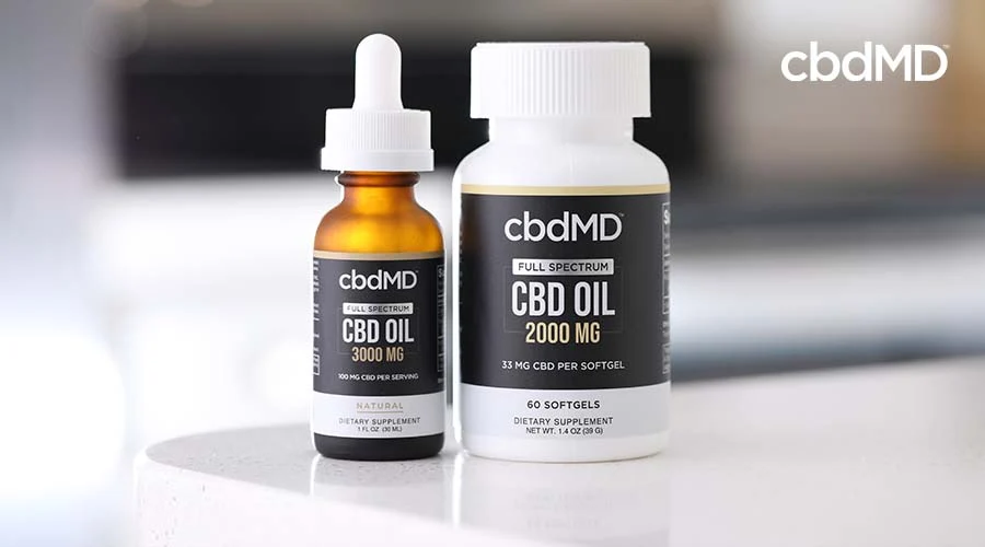 cbdMD Full spectrum products