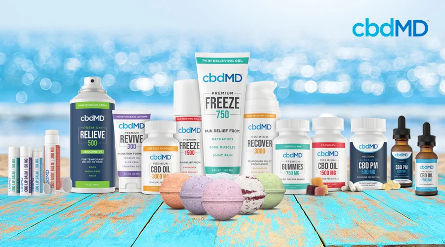 cbdMD CBD products