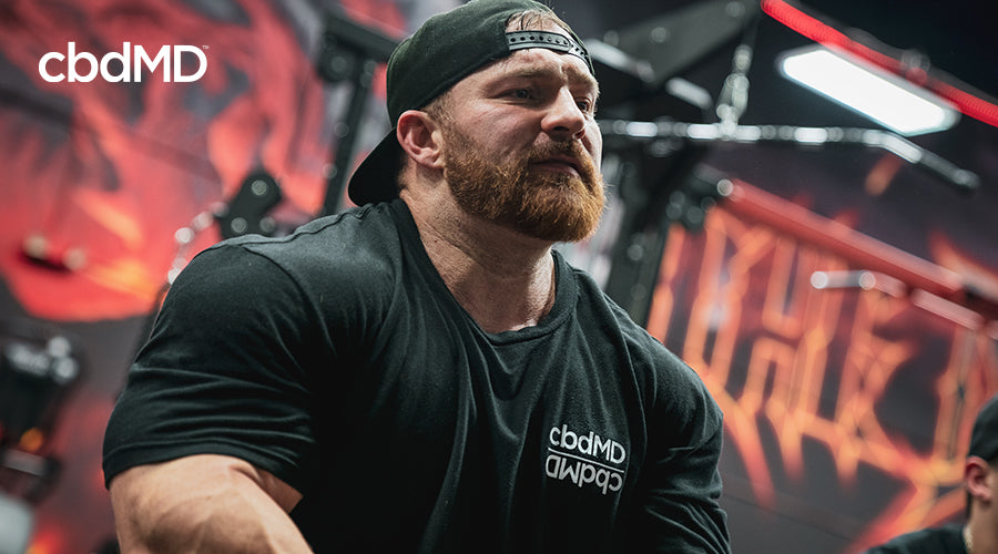 cbdMD athlete James Flex Lewis, Seven-Time 212 Mr. Olympia