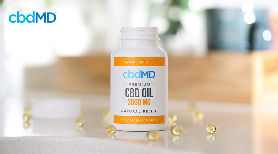cbd softgel capsules by cbdMD