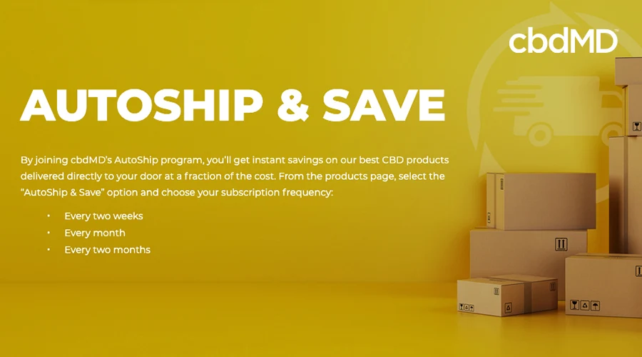 autoship and save policies from cbdMD