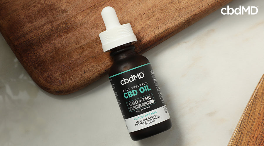 Full spectrum cbd oil 200 mg cbd 2 mg thc chocolate mint - cbdMD