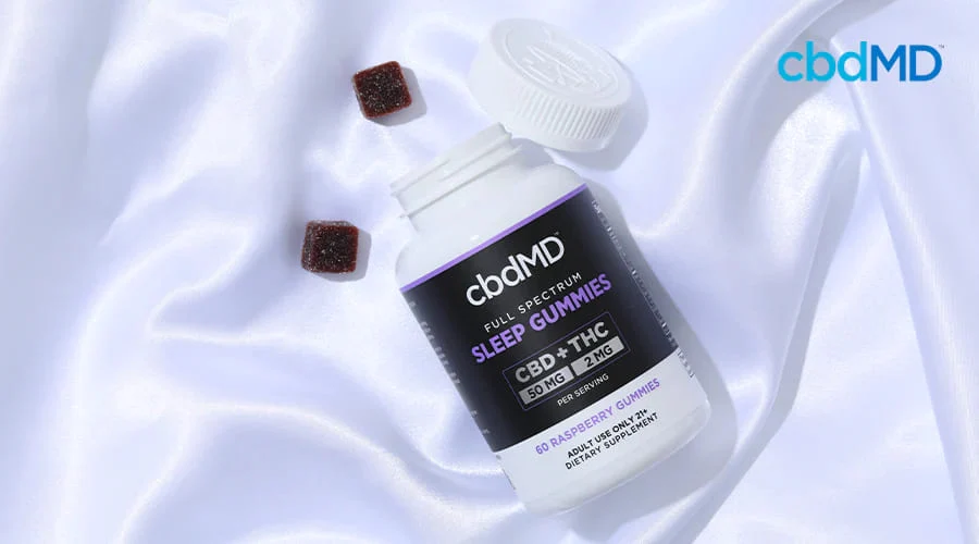 Full spectrum sleep pm 50 mg cbd 2 mg thc softgels - cbdMD
