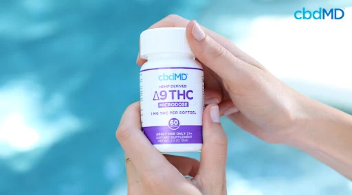 Delta 9 microdose capsules - cbdMD