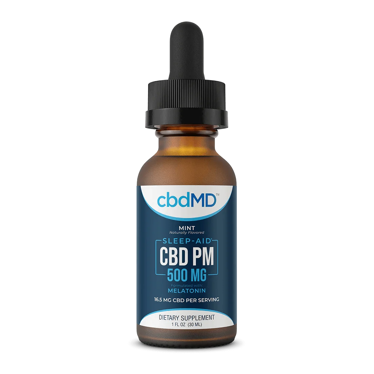 Product image of cbdMD PM Tincture 500MG Mint