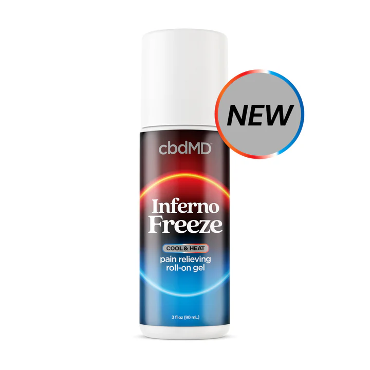 Inferno Freeze pain relieving roll-on gel with cool and heat, 3 fl oz, labeled as new