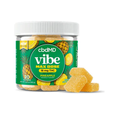 Delta 9 THC Max Dose Nano Gummies - cbdMD